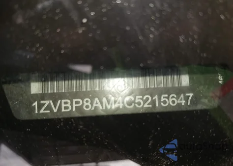 2012 Ford Mustang V6 Premium z USA, uszkodzony, nr VIN 1ZVBP8AM4C5215647